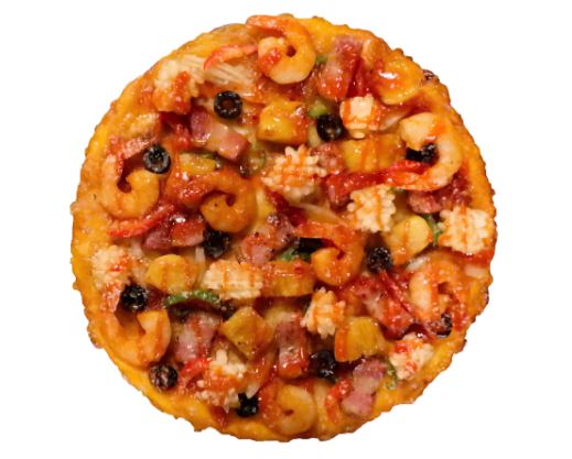 쉬림프골드피자